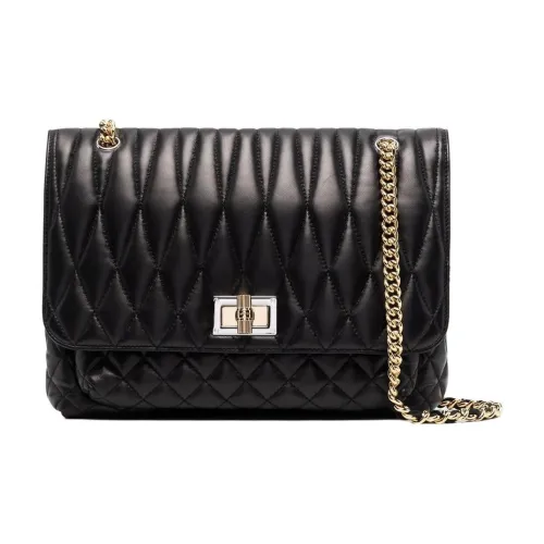 Lanvin Кожа Портативный Crossbody Сумка Сумка через плечо Женская Черная