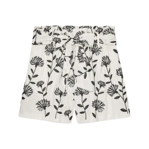 ZARA Телесный/Черный Женские Повседневные Шорты