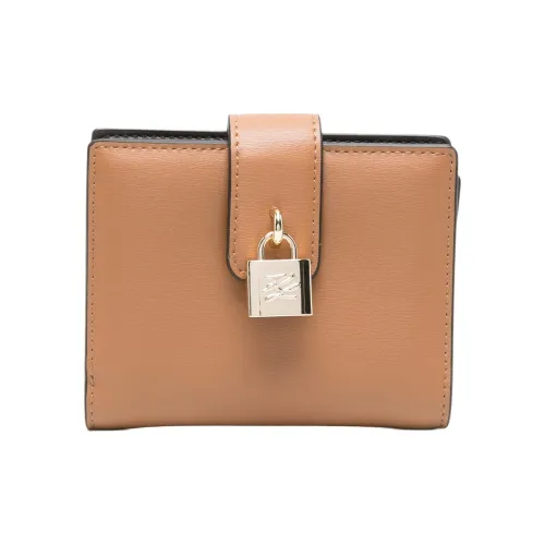 Karl Lagerfeld Кошелек из коровьей кожи стандартный женский карамельно-коричневый