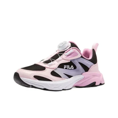 FILA KIDS Performance FPH Low Топ Детские Беговые Кроссовки ПУ (Полиуретан) Туманный Мягкий Пудра Подростки