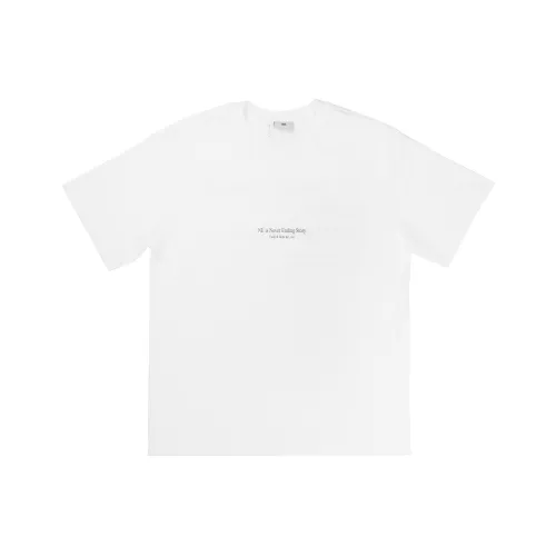 NE Модный Минималистский стиль Универсальный T-рубашка Унисекс