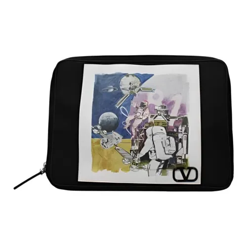 Valentino Ткань Клатч Унисекс Черный