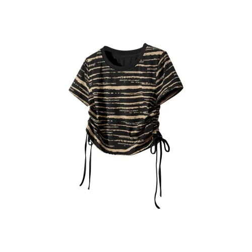 TOUCH Хаки Полосы Женские Рубашки T