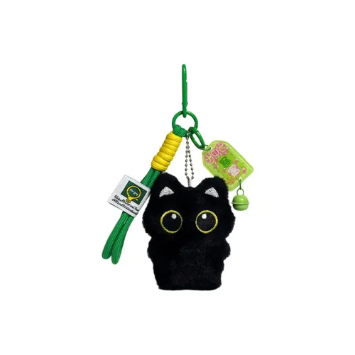 XIWANTONG Ins Маленький Черный Кот Супермягкий Креативный Милый Брелок Кукла Плюшевая Подвеска 28 см Высота