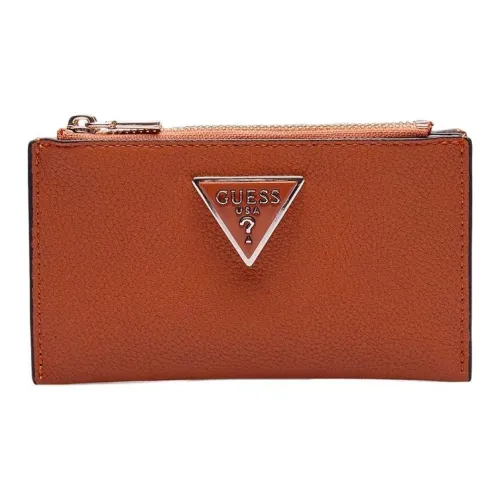 GUESS ПУ (полиуретан) Кошелек Женские Красно-коричневый
