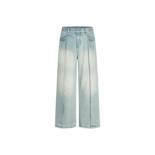 GBXM Бирюзовые Унисекс Джинсы