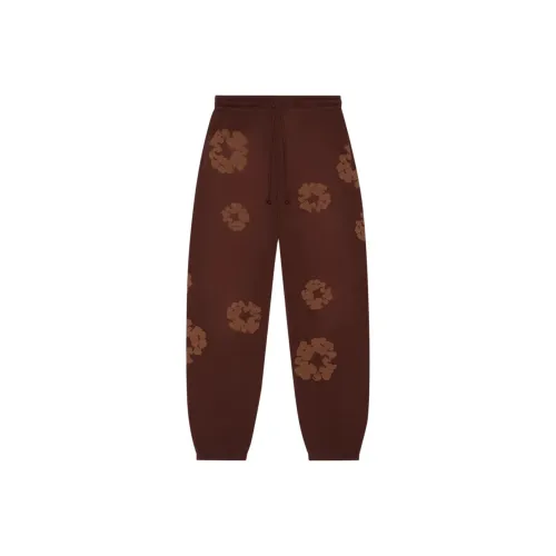 Denim Tears Co-brand Вязаные Тренировочные Штаны Мужские Коричневые