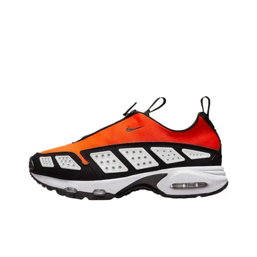 Nike Air Max Sunder Abrasion Resistant Низкие Беговые кроссовки Женские Красный Черный