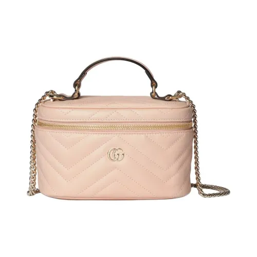 GUCCI Marmont Кожа Сумка Мини Женская Розовая