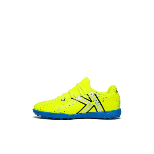 KELME Ji Di 5,0 Устойчивый к истиранию Дышащий Низ Сопротивляющийся Низ Топ Детская Футбольная Обувь Неоновый Зеленый Детский