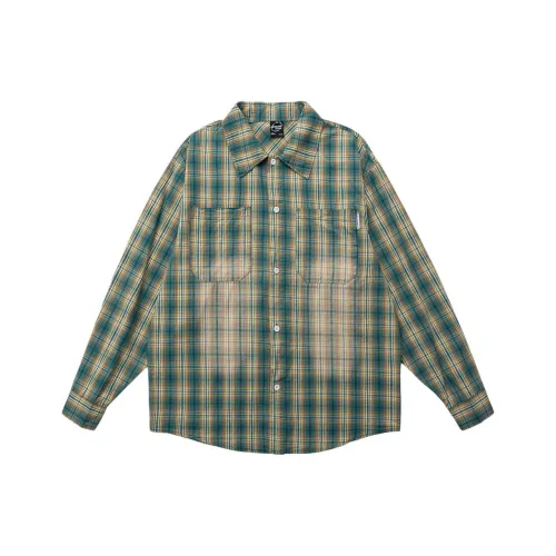 JOKAR&JONNY Зеленая унисекс рубашка