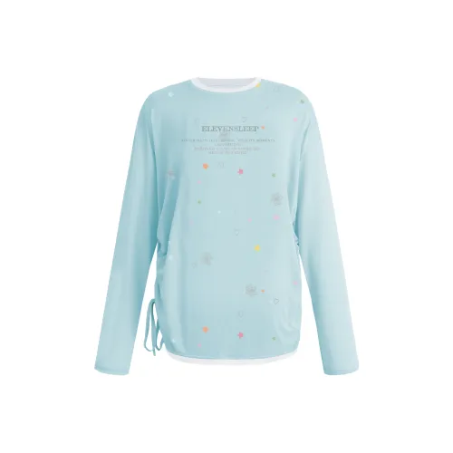ELEVEN SLEEP Фонарик-рукав Т-рубашка Женская