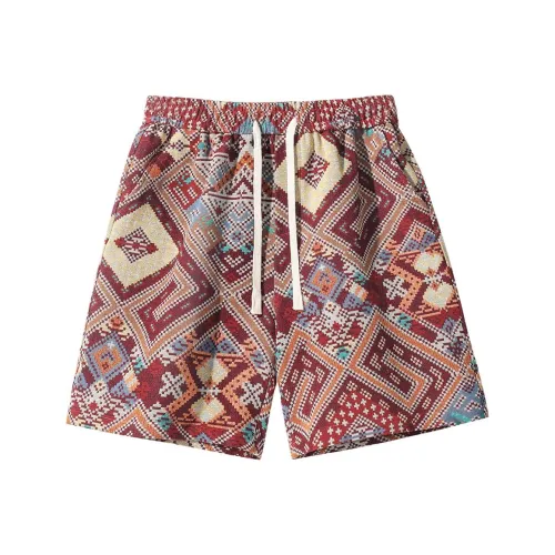 TELENT Red Унисекс Повседневные шорты