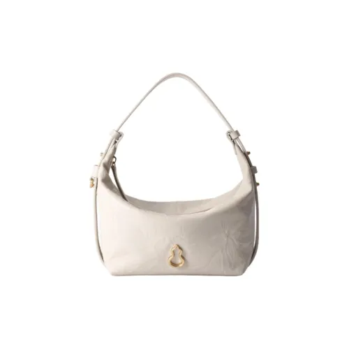 BAMPO Сумка через плечо из натуральной коровьей кожи женская Poria белый чернила угольно-черный