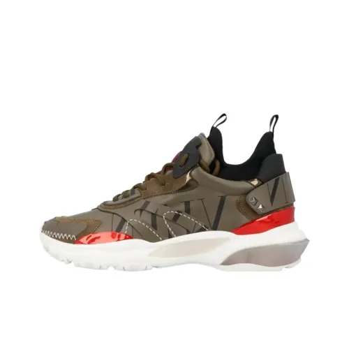 Valentino Bounce Low Топ Повседневная обувь Мужская Армейский зеленый