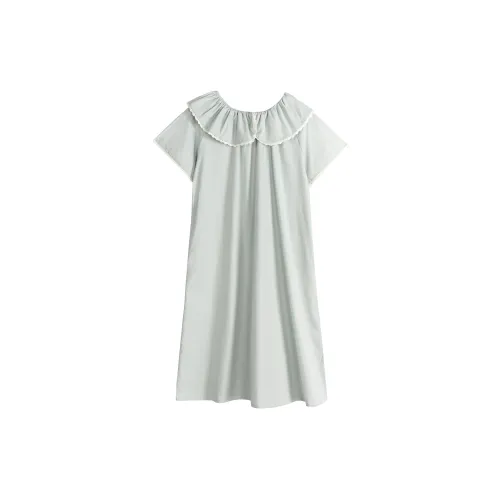 XUANZHITING Элегантная ночная сорочка женская светло-зеленая