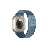 Синий/Дикий Trail Кожаный Ремешок с Меткой