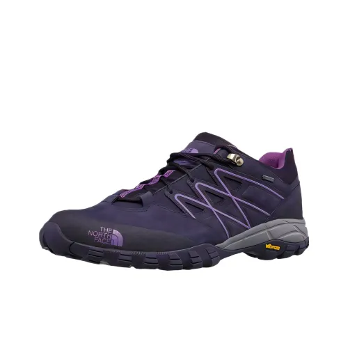THE NORTH FACE Gore TEX Устойчивый к истиранию Дышащий Низкий Топ Альпинистская Обувь Женская Фиолетовая