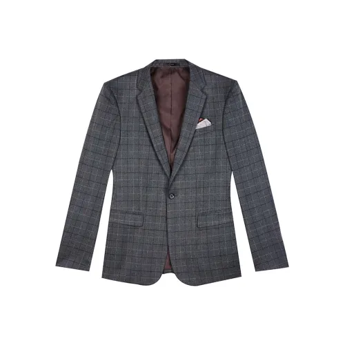 SUNDANCE Серый Slim Fit Мужские Деловые Костюмы