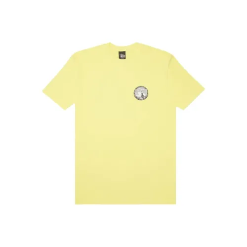 Stussy Желтая Мужская Футболка
