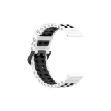 [Белый черный] Океанический Двубортный Двухцветный Силиконовый ремешок