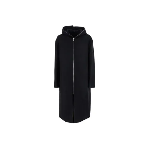 RICK OWENS совместное брендирование Черное мужское пальто