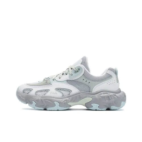 FILA Tornado Hurricane Обувь Дышащий и Легкий Низкий Топ Кэжуал Женская Белый Серый