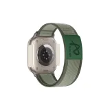 Зеленый/Дикий Trail Кожаный Ремешок с Меткой