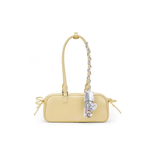 MCMIKO Сумка через плечо из коровьей кожи стандартная женская сырно-желтая