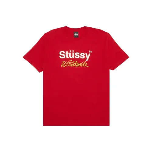 Stussy Worldwide Tee T-Shirt Мужская Красная