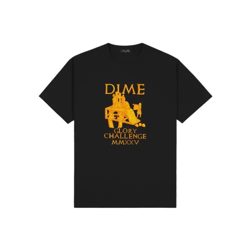 Dime Черная Унисекс Футболка