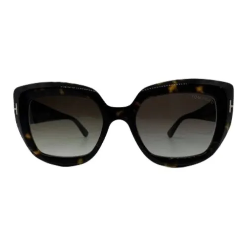 TF Ацетат Кошачий глаз Солнцезащитные очки Женские Черный