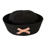 Розовый бант (черный)