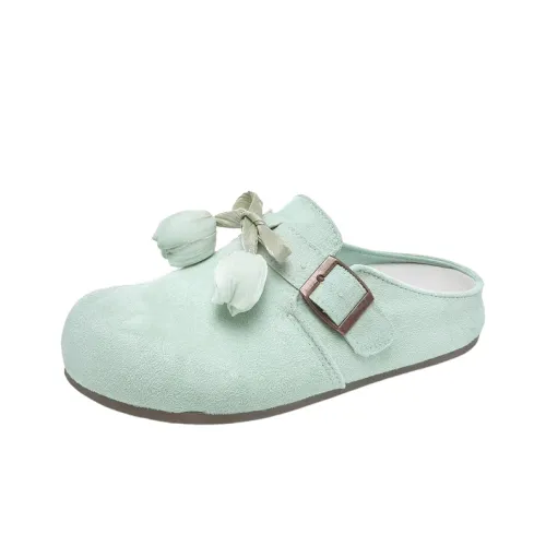 JEPSEN Износостойкие Домашние тапочки Женские Циановый