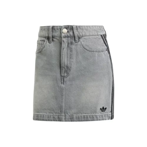 Adidas Originals 3 Stripes Джинсовые короткие юбки Женские