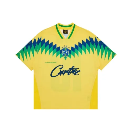 Corteiz Желтая Мужская T-Рубашка