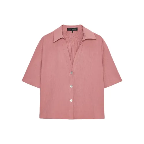ZARA Бургундские Женские Рубашки