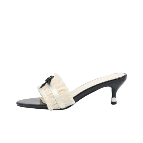 OLDDESIRE Износостойкие Слипоны Женские Бежево-черные