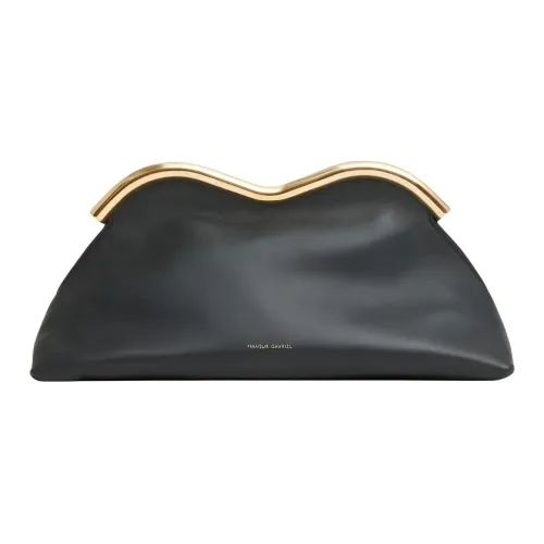 MANSUR GAVRIEL Клатч из овечьей кожи женский черный