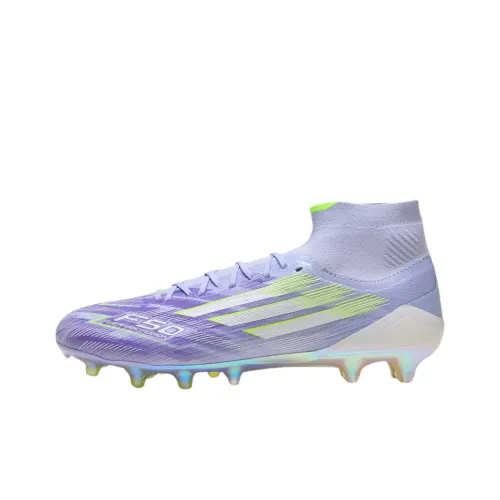 Adidas F50 Series Женские футбольные бутсы устойчивые к истиранию светло-фиолетовые