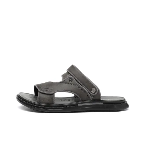 AIBAOLUO Пляжные сандалии Мужские Серые