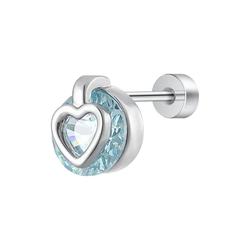 MISS XIA JWY Титановые стальные серьги-гвоздики унисекс