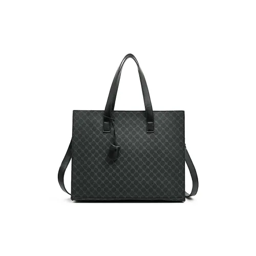 Old Man's Head Сумка через плечо из синтетической кожи мужская черная с шахматным узором