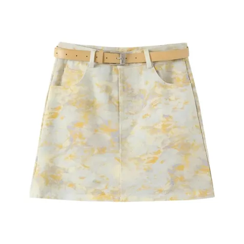 IUNOP Джинсовые короткие юбки Женские