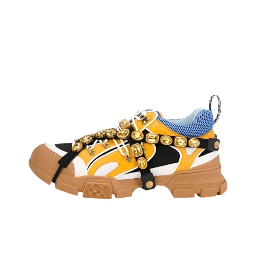 GUCCI Flashtrek Low Топ Повседневная обувь Мужская Желтая