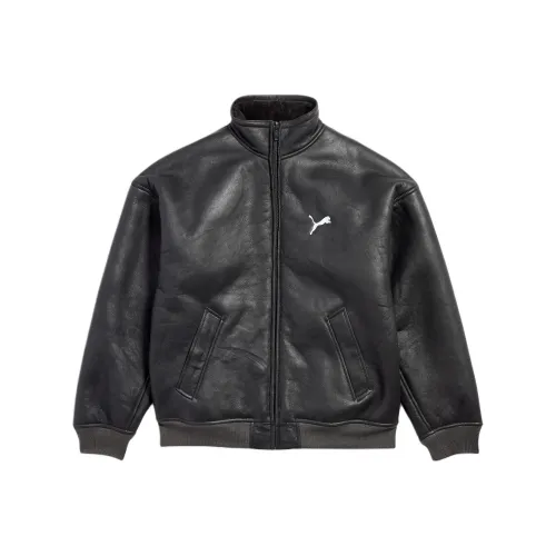 Balenciaga Черные Мужские Кожаные Куртки
