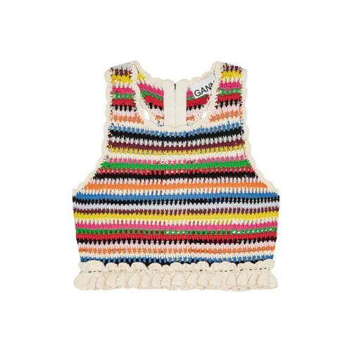 GANNI Многоцветные Женские Майки