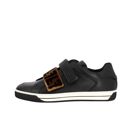 FENDI Низкие кроссовки для скейтбординга мужские черные