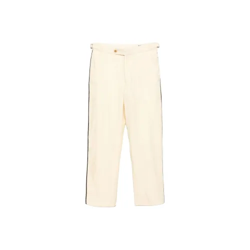 Bode Ivory Men's Casual Pants Bode Айвори Мужские Повседневные Брюки