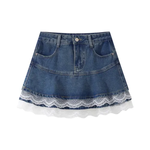 ABBY GODDESS Джинсовые короткие юбки Женские